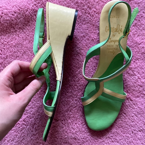 VINTAGE Y2K ITALIAN LEATHER SHOES 7.5 - Picture 11 of 11